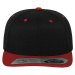 110 Mounted Snapback blk/red