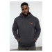 Trendyol Plus Size Anthracite Regular/Normal Cut Hooded Fleece Sweatshirt