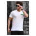 Madmext Men's White T-Shirt 5270