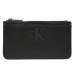 Calvin Klein Jeans Puzdro na kreditné karty Sleek Coin Purse Solid K60K610338 Čierna