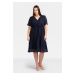 Dámske šaty Karko Karko_Dress_U392_Navy_Blue