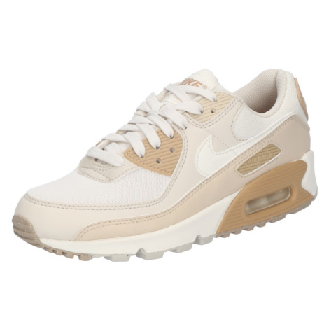 Nike Sportswear Nízke tenisky 'Air Max 90'  farba ťavej srsti / sivobéžová / biela