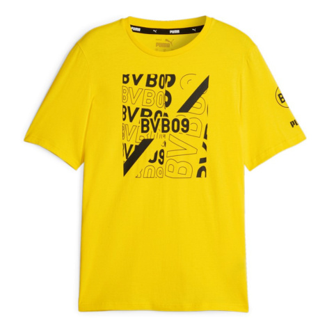 Borussia Dortmund pánske tričko FtblCore yellow Puma