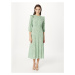 NEW LOOK Šaty 'BELLE'  pastelovo zelená / biela