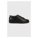 Kožené tenisky Karl Lagerfeld FLINT čierna farba, KL53320