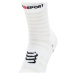 Compressport Ponožky Vysoké Unisex Pro Racing Socks V4.0 Ultralight Run High XU00050B Biela