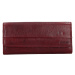 Dámska kožená peňaženka Lagen Bella - tmavo červená