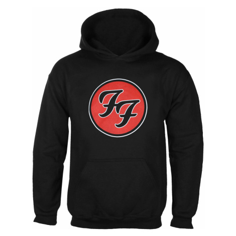 mikina s kapucňou ROCK OFF Foo Fighters FF Logo Čierna