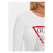 Guess Blúzka Icon W4YI33 I3Z14 Biela Slim Fit