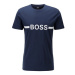 Boss Tričko 50437367 Tmavomodrá Slim Fit