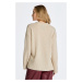 SVETER GANT D1. LOUNGE C-NECK SWEATER SOFT OAT