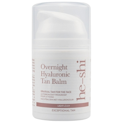 HE-SHI Overnight Hyaluronic Tan Samoopaľovací nočný balzam 50 ml