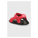 Detské sandále adidas ALTASWIM I červená farba