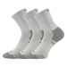 VOXX Boaz ponožky svetlosivé 3 páry 120144