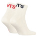 Levi's&reg; MID CUT SPORT LOGO 2P Unisex ponožky, biela, veľkosť
