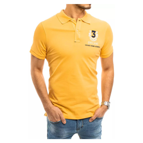 Men's Yellow Dstreet Polo Shirt