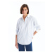 LC Waikiki Striped Oversize Women's Shirt