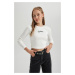 DEFACTO Cool Fitted Ribbed Camisole Long Sleeve T-Shirt