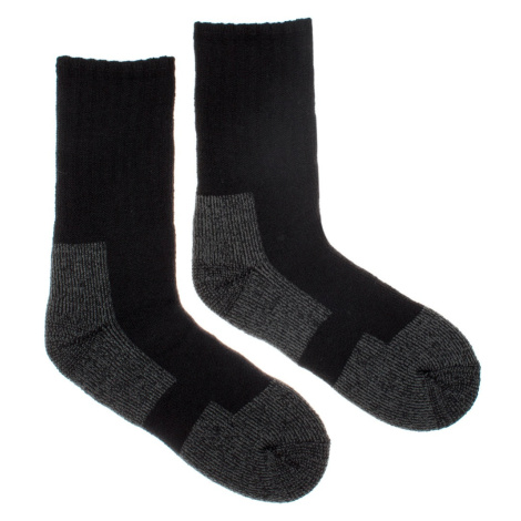 Vlnené ponožky Vlnáč čierny Fusakle