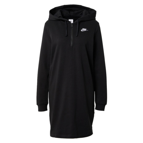 Nike Sportswear Šaty  čierna / biela