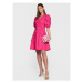 Fracomina Každodenné šaty FS23SD1026W40001 Ružová Regular Fit