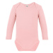 Link Kids Wear Detské body s dlhým rukávom X941 Babypink