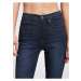 Modré dámské džíny high rise skinny jeans with secret smoothing pockets with W GAP