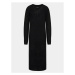 Gina Tricot Úpletové šaty 20233 Čierna Regular Fit