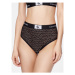 Calvin Klein Underwear Klasické nohavičky s vysokým pásom 000QF7177E Čierna