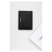 Kožené puzdro na karty Calvin Klein pánsky, čierna farba