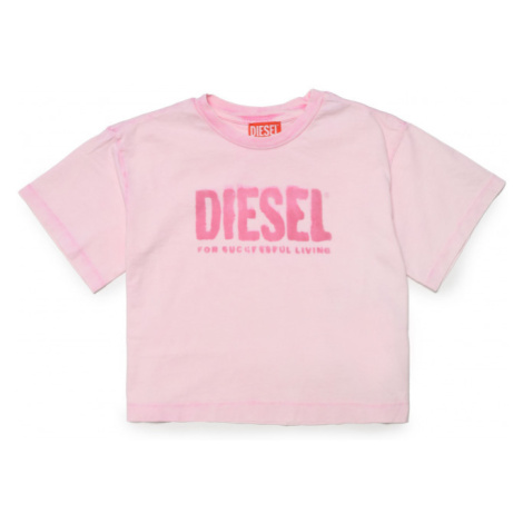 Tričko Diesel Toilfy T-Shirt Ružová