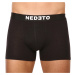 5PACK pánske boxerky Nedeto čierne (5NDTB001-brand)