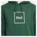 HUF Essentials Box Logo Hoodie tmavozelená