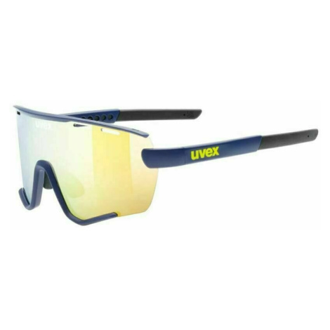 UVEX Sportstyle 236 Small Set Blue Mat/Mirror Yellow Clear Cyklistické okuliare