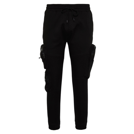 Trendyol Black Multi Pocket Jogger Trousers