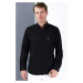 G785 DEWBERRY MEN'S SHIRT-BLACK-1