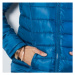 Blancheporte Jednofarebná prešívaná bunda, krátka modrá atrament