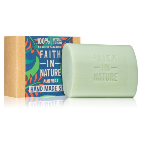 Faith In Nature Hand Made Soap Aloe Vera prírodné tuhé mydlo s aloe vera