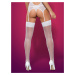 Dámske punčochy Obsessive biele (S800 garter stockings)