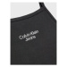 Calvin Klein Jeans Top Stacked Logo IG0IG01467 Čierna Slim Fit