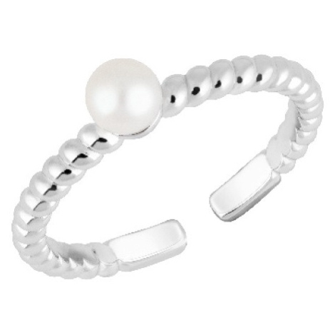 Preciosa Originálny strieborný prsteň s riečnou perlou Pearl Passion 6158 01 56 mm