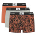 Calvin Klein Jeans  3 Pack Trunks Grey/Orange/Print  Boxerky Viacfarebná