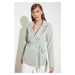 Trendyol Mint Clamping Detailed Jacket