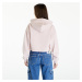 Mikina Calvin Klein Jeans Woven Label Hoodie Sepia Rose