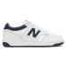 Detské topánky New Balance GSB480WN – biele