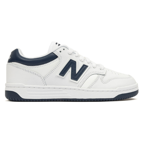 Detské topánky New Balance GSB480WN – biele