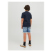 Jack&Jones Junior Tričko 12230796 Tmavomodrá Standard Fit