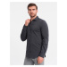 Ombre Men's REGULAR cotton single jersey knit shirt - graphite