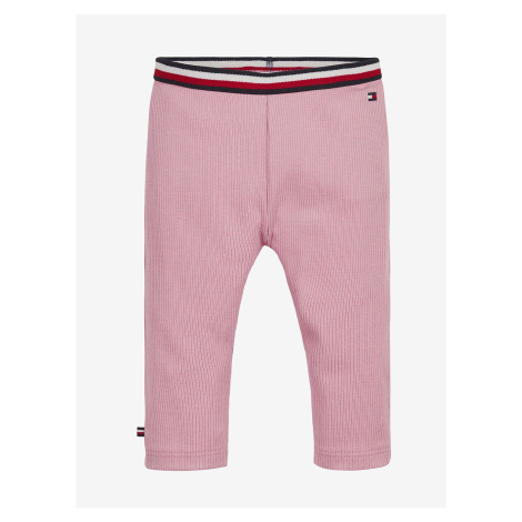 Pink Girls' Ribbed Sweatpants Tommy Hilfiger - Girls