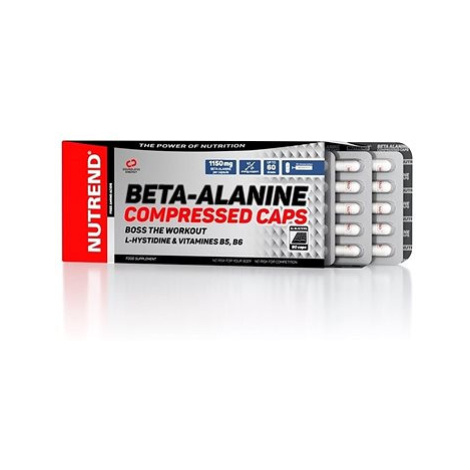 Nutrend Beta-Alanine Compressed caps, 90 kapsúl